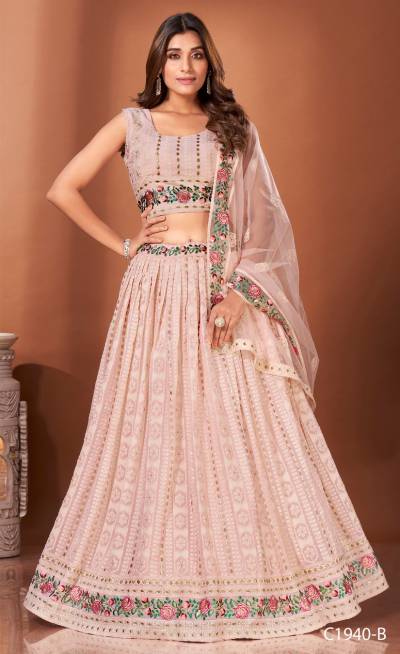 C 1940 Colour By Amoha Designer Partywear Readymade Lehenga Choli Collection